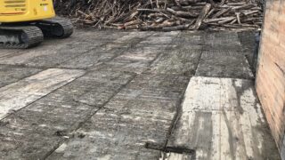 士別市 民間土場ヤード
