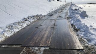 士別市 公共土木工事 仮設道路